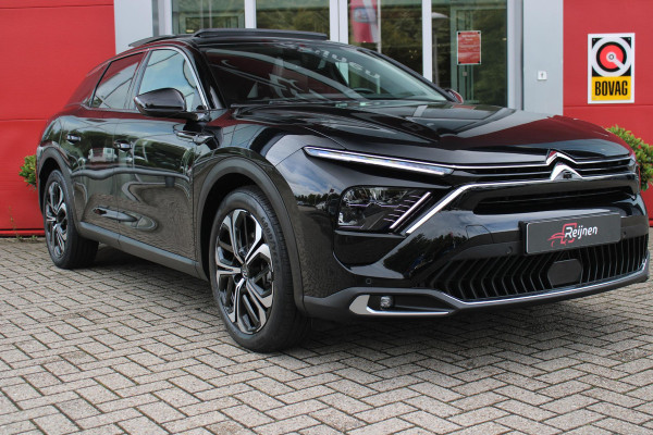 Citroën C5 X 1.6 PHEV 225PK SHINE PACK | PANORAMISCH SCHUIF / KANTELDAK | ELEKTRISCHE VOORSTOELEN MET GEHEUGEN | VOORSTOEL VENTILATIE | VOORSTOEL VERWARMING | VOORSTOELEN MET MASSAGE FUNCTIE | LEDEREN BEKLEDING | STUUR VERWARMING | DRAADLOOS APPLE CARPLAY / ANDROID AUTO | 360° CAMERA | KEYLESS ENTRY / START | 19"LICHTMETALEN VELGEN | ELEKTRISCH BEDIENBARE ACHTERKLEP MET HANDSFREE FUNCTIE | HEADUP DISPLAY |