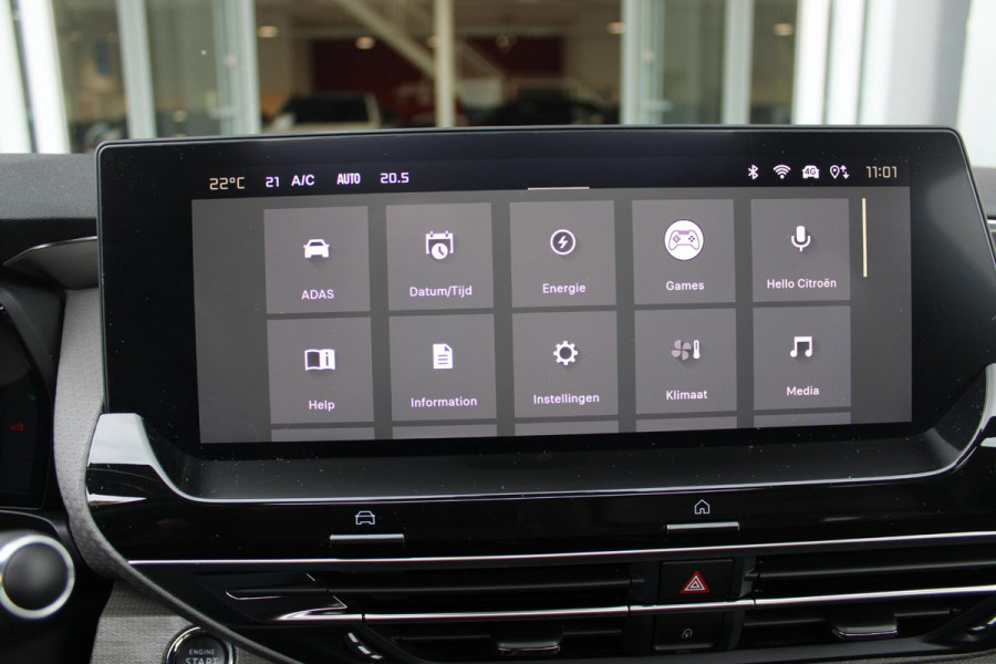 Citroën C5 X 1.6 PHEV 225PK SHINE PACK | PANORAMISCH SCHUIF / KANTELDAK | ELEKTRISCHE VOORSTOELEN MET GEHEUGEN | VOORSTOEL VENTILATIE | VOORSTOEL VERWARMING | VOORSTOELEN MET MASSAGE FUNCTIE | LEDEREN BEKLEDING | STUUR VERWARMING | DRAADLOOS APPLE CARPLAY / ANDROID AUTO | 360° CAMERA | KEYLESS ENTRY / START | 19"LICHTMETALEN VELGEN | ELEKTRISCH BEDIENBARE ACHTERKLEP MET HANDSFREE FUNCTIE | HEADUP DISPLAY |
