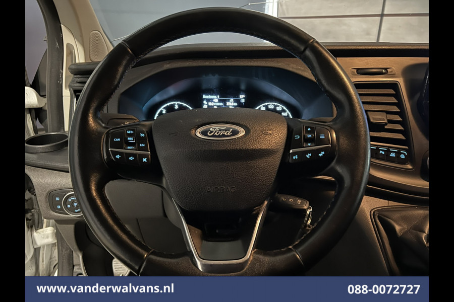Ford Transit Custom 2.0 TDCI 130pk L2H1 Euro6 Airco | 2x zijdeur | Camera | Navigatie | LED | Cruisecontrol | 2800kg Trekhaak Apple, Carplay, Android Auto, Parkeersensoren, Bijrijdersbank, Achterklep