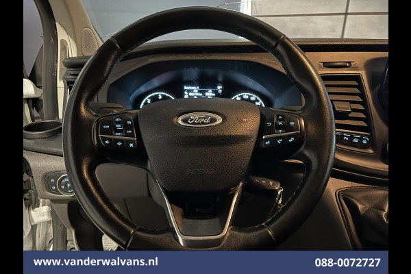 Ford Transit Custom 2.0 TDCI 130pk L2H1 Euro6 Airco | 2x zijdeur | Camera | Navigatie | LED | Cruisecontrol | 2800kg Trekhaak Apple, Carplay, Android Auto, Parkeersensoren, Bijrijdersbank, Achterklep