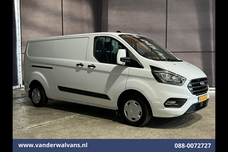 Ford Transit Custom 2.0 TDCI 130pk L2H1 Euro6 Airco | 2x zijdeur | Camera | Navigatie | LED | Cruisecontrol | 2800kg Trekhaak Apple, Carplay, Android Auto, Parkeersensoren, Bijrijdersbank, Achterklep