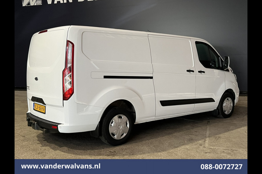 Ford Transit Custom 2.0 TDCI 130pk L2H1 Euro6 Airco | 2x zijdeur | Camera | Navigatie | LED | Cruisecontrol | 2800kg Trekhaak Apple, Carplay, Android Auto, Parkeersensoren, Bijrijdersbank, Achterklep