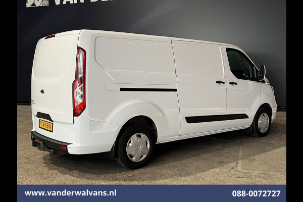 Ford Transit Custom 2.0 TDCI 130pk L2H1 Euro6 Airco | 2x zijdeur | Camera | Navigatie | LED | Cruisecontrol | 2800kg Trekhaak Apple, Carplay, Android Auto, Parkeersensoren, Bijrijdersbank, Achterklep