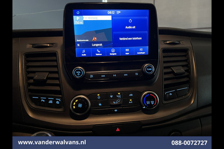 Ford Transit Custom 2.0 TDCI 130pk L2H1 Euro6 Airco | 2x zijdeur | Camera | Navigatie | LED | Cruisecontrol | 2800kg Trekhaak Apple, Carplay, Android Auto, Parkeersensoren, Bijrijdersbank, Achterklep