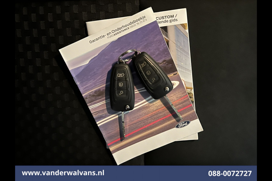 Ford Transit Custom 2.0 TDCI 130pk L2H1 Euro6 Airco | 2x zijdeur | Camera | Navigatie | LED | Cruisecontrol | 2800kg Trekhaak Apple, Carplay, Android Auto, Parkeersensoren, Bijrijdersbank, Achterklep