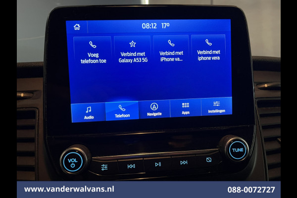 Ford Transit Custom 2.0 TDCI 130pk L2H1 Euro6 Airco | 2x zijdeur | Camera | Navigatie | LED | Cruisecontrol | 2800kg Trekhaak Apple, Carplay, Android Auto, Parkeersensoren, Bijrijdersbank, Achterklep
