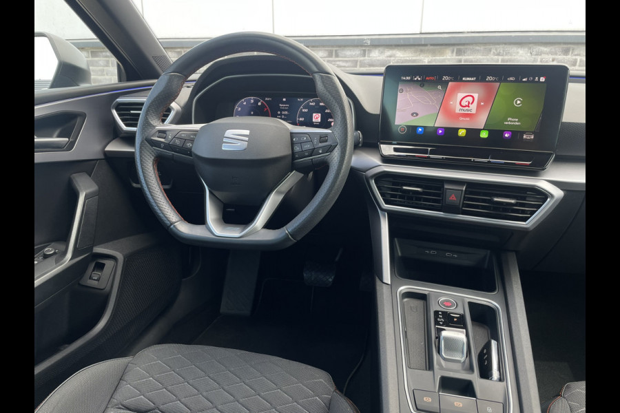 Seat Leon Sportstourer 1.5 eTSI FR | Elek. Trekhaak | Sfeerverl. | LED | Navi | Carplay | Keyless | Adap. Cruise