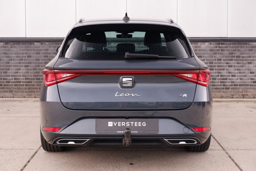 Seat Leon Sportstourer 1.5 eTSI FR | Elek. Trekhaak | Sfeerverl. | LED | Navi | Carplay | Keyless | Adap. Cruise