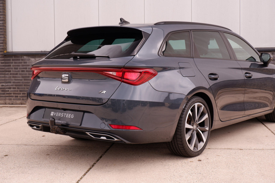 Seat Leon Sportstourer 1.5 eTSI FR | Elek. Trekhaak | Sfeerverl. | LED | Navi | Carplay | Keyless | Adap. Cruise