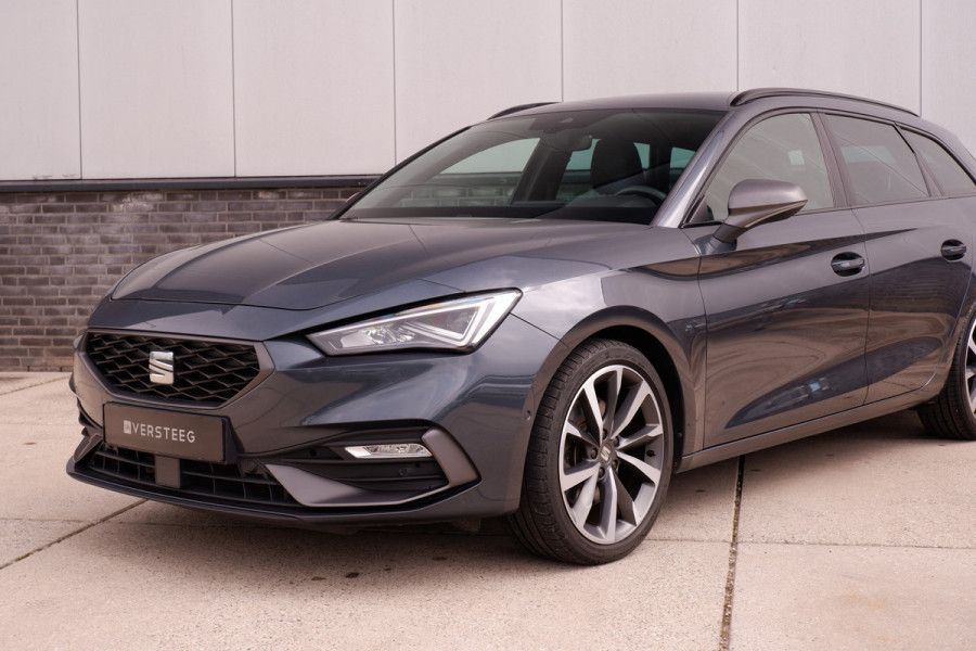 Seat Leon Sportstourer 1.5 eTSI FR | Elek. Trekhaak | Sfeerverl. | LED | Navi | Carplay | Keyless | Adap. Cruise