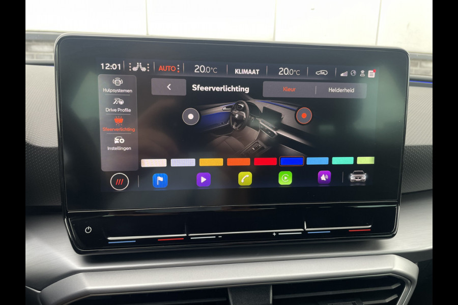Seat Leon Sportstourer 1.5 eTSI FR | Elek. Trekhaak | Sfeerverl. | LED | Navi | Carplay | Keyless | Adap. Cruise