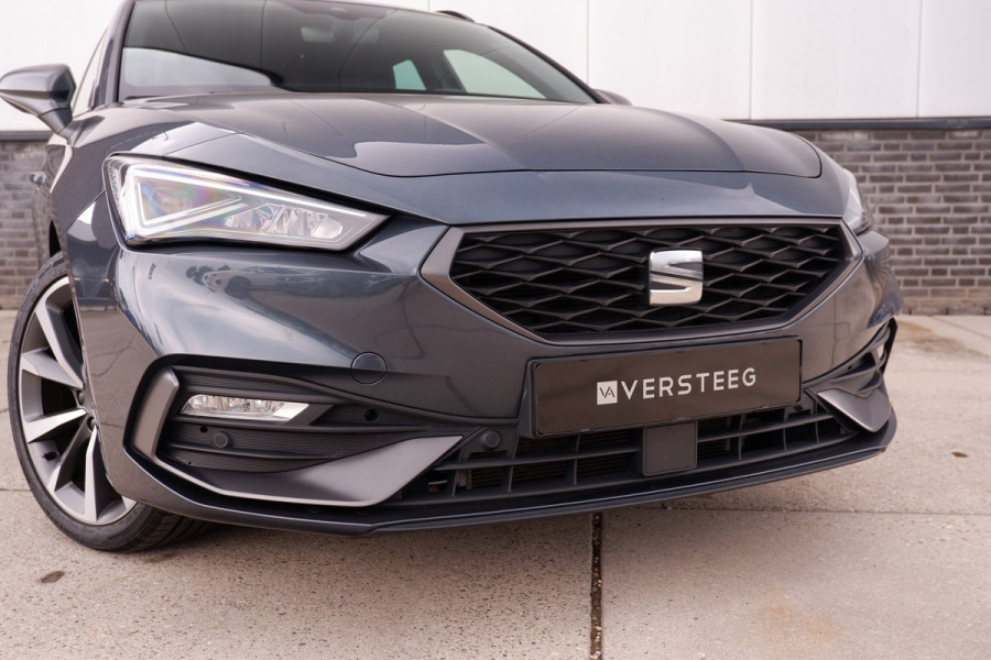 Seat Leon Sportstourer 1.5 eTSI FR | Elek. Trekhaak | Sfeerverl. | LED | Navi | Carplay | Keyless | Adap. Cruise