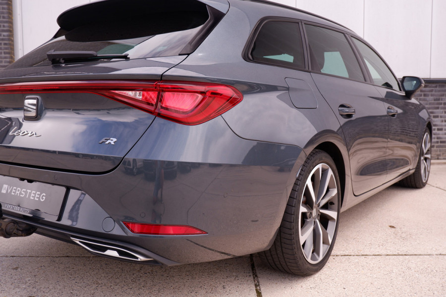 Seat Leon Sportstourer 1.5 eTSI FR | Elek. Trekhaak | Sfeerverl. | LED | Navi | Carplay | Keyless | Adap. Cruise