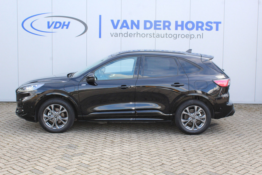 Ford Kuga 2.5-225pk Plug-in Hybrid ST-Line X. Hybride rijden voor een reële prijs ! Adaptive Cruise Control, Stoel- en voorraamverwarming, Climate Control, Metallic lak, Camera v+a, Elektr. achterklep, Side- en lane assist etc.