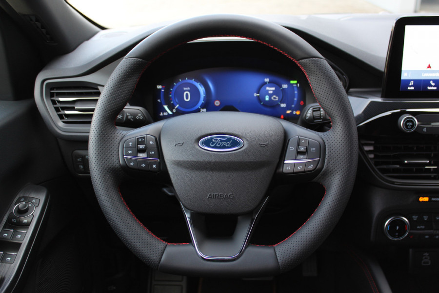 Ford Kuga 2.5-225pk Plug-in Hybrid ST-Line X. Hybride rijden voor een reële prijs ! Adaptive Cruise Control, Stoel- en voorraamverwarming, Climate Control, Metallic lak, Camera v+a, Elektr. achterklep, Side- en lane assist etc.