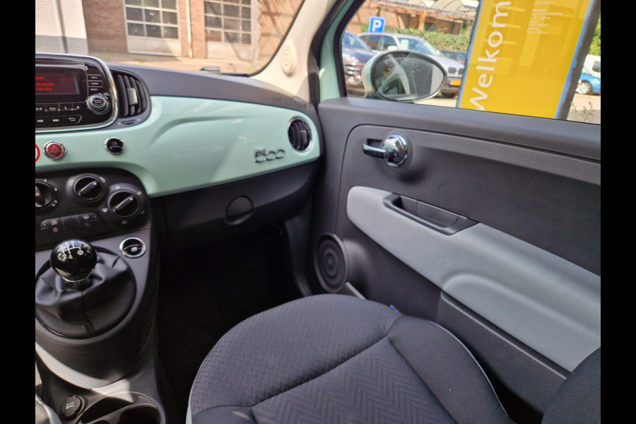 Fiat 500 0.9 TwinAir Turbo Popstar ‘Verde Lattemente | Nap | Airco | Cruise