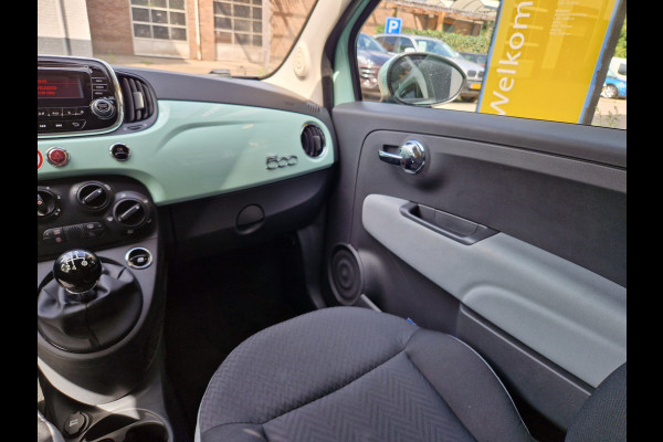 Fiat 500 0.9 TwinAir Turbo Popstar ‘Verde Lattemente | Nap | Airco | Cruise