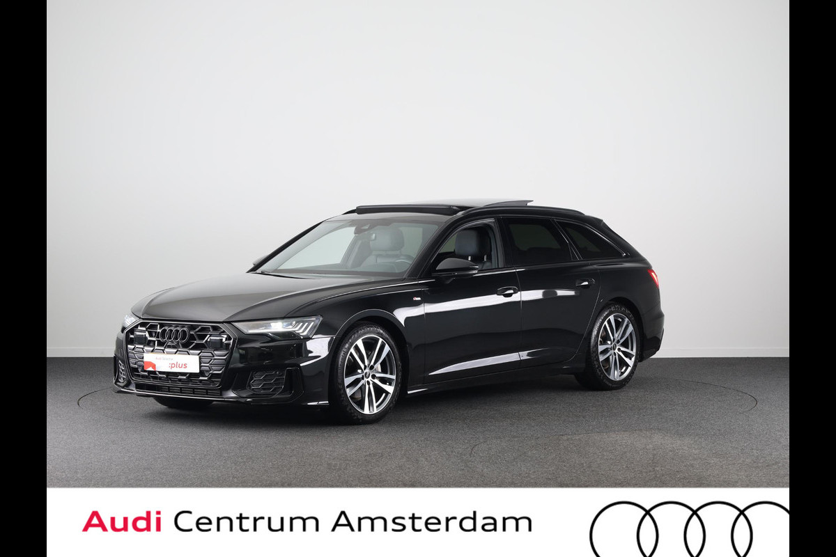 Audi A6 Avant 40 TFSI S edition Competition 204 pk S-tronic | Verlengde garantie | Navigatie | Panoramadak | Parkeersensoren | Achteruitrijcamera | Stoelverwarming | S-Line |