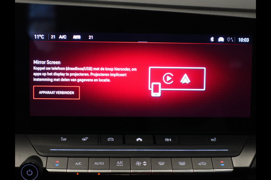 Opel Astra 1.2 130pk GS Line Automaat Climate control  Adaptive cruise control  LED  Voorstoelen verwarmd | Stuurwiel verwarmd | Achteruitrij camera 360* | Sfeer verlichting | Apple carplay/ Andriod auto
