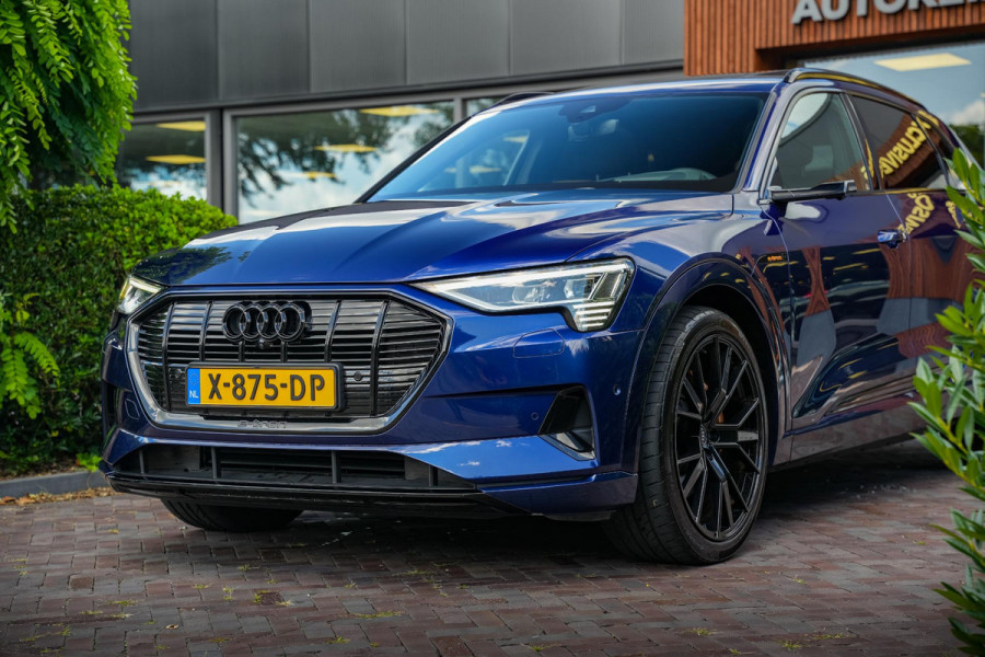 Audi e-tron 55 quattro Business edition 95 kWh S Line Panoramadak Adapt. Cruise HUD B&O Stoelkoeling 22''LM 408Pk!