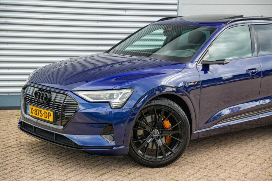 Audi e-tron 55 quattro Business edition 95 kWh S Line Panoramadak Adapt. Cruise HUD B&O Stoelkoeling 22''LM 408Pk!
