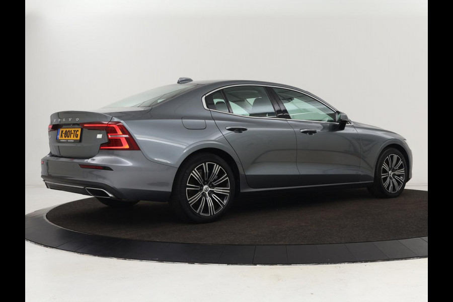 Volvo S60 2.0 Recharge T6 Inscription | Leder | Stoel & stuurverwarming | Camera | Harman/Kardon | Adaptive cruise | Carplay | Keyless | Memory | Navigatie | Parkeerhulp | Dodehoek detectie | Full LED