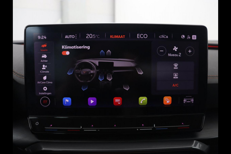 CUPRA Formentor 1.4 e-Hybrid | Carplay | Camera | Adaptive cruise | Sfeerverlichting | Keyless | Navigatie | Sportstoelen | Full LED | Petrol Blue Matt | PHEV | Plug-In