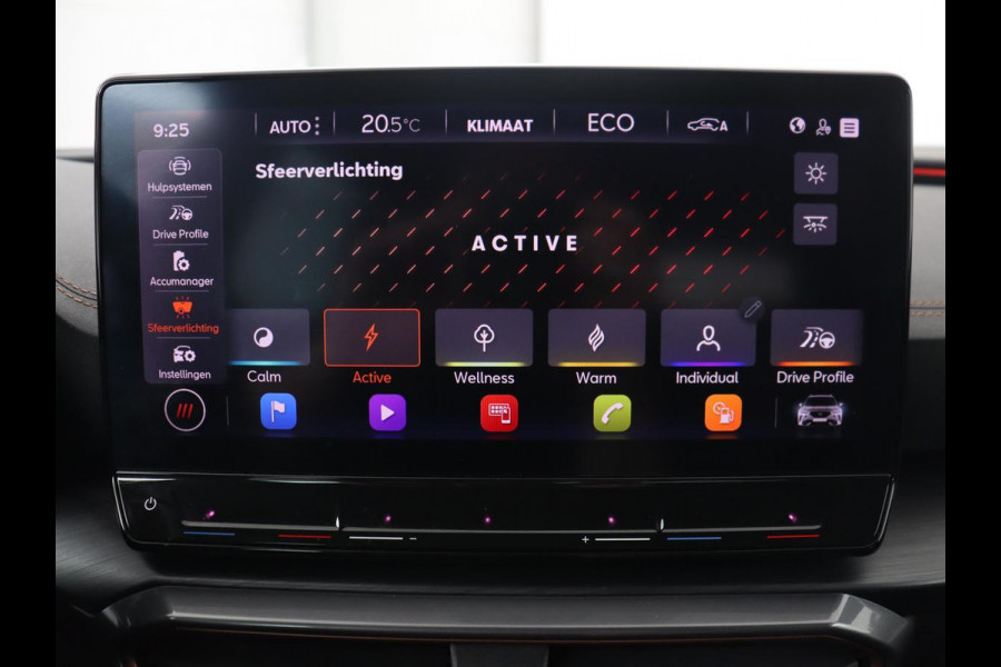 CUPRA Formentor 1.4 e-Hybrid | Carplay | Camera | Adaptive cruise | Sfeerverlichting | Keyless | Navigatie | Sportstoelen | Full LED | Petrol Blue Matt | PHEV | Plug-In
