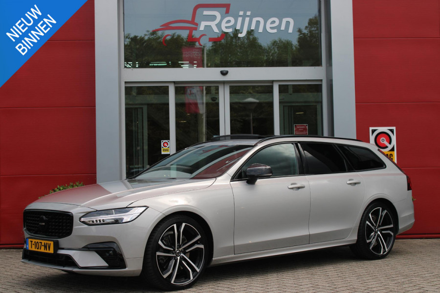 Volvo V90 B5 250PK ULTIMATE DARK MILD HYBRID | PANORAMISCH SCHUIF/KANTEL DAK | HARMAN KARDON AUDIO | FULL-LED ACTIVE HIGH BEAM KOPLAMPEN | LED MISTLAMPEN VOOR | ELEKTRISCH BEDIENBARE VOORSTOELEN MET GEHEUGENFUNCTIE | SPORTSTOELEN MET NAPPA LEER | KRISTALLEN POOKKNOP | ZWARTE HEMELBEKLEDING | EXTRA GETINT GLAS ACHTER | ACHTERUITRIJ CAMERA | UITKLAPBARE ZITVERHOGERS ACHTERBANK | 20" BLACK DIAMONT VELGEN | PARKEER VERWARMING MET TIMER "STANDKACHEL" | NAVIGATIE VIA GOOGLE | APPLE CARPLAY/ANDROID AUTO | STOEL/STUUR VERWARMING | PARKEERSENSOREN VOOR EN ACHTER | ELEKTRISCH BEDIENBARE A