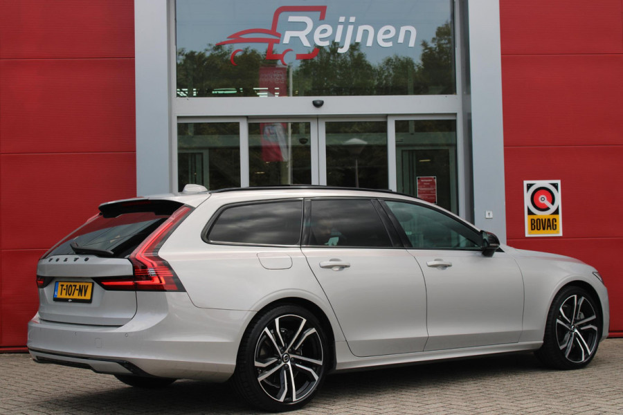 Volvo V90 B5 250PK ULTIMATE DARK MILD HYBRID | PANORAMISCH SCHUIF/KANTEL DAK | HARMAN KARDON AUDIO | FULL-LED ACTIVE HIGH BEAM KOPLAMPEN | LED MISTLAMPEN VOOR | ELEKTRISCH BEDIENBARE VOORSTOELEN MET GEHEUGENFUNCTIE | SPORTSTOELEN MET NAPPA LEER | KRISTALLEN POOKKNOP | ZWARTE HEMELBEKLEDING | EXTRA GETINT GLAS ACHTER | ACHTERUITRIJ CAMERA | UITKLAPBARE ZITVERHOGERS ACHTERBANK | 20" BLACK DIAMONT VELGEN | PARKEER VERWARMING MET TIMER "STANDKACHEL" | NAVIGATIE VIA GOOGLE | APPLE CARPLAY/ANDROID AUTO | STOEL/STUUR VERWARMING | PARKEERSENSOREN VOOR EN ACHTER | ELEKTRISCH BEDIENBARE A