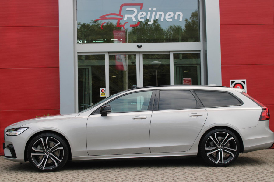 Volvo V90 B5 250PK ULTIMATE DARK MILD HYBRID | PANORAMISCH SCHUIF/KANTEL DAK | HARMAN KARDON AUDIO | FULL-LED ACTIVE HIGH BEAM KOPLAMPEN | LED MISTLAMPEN VOOR | ELEKTRISCH BEDIENBARE VOORSTOELEN MET GEHEUGENFUNCTIE | SPORTSTOELEN MET NAPPA LEER | KRISTALLEN POOKKNOP | ZWARTE HEMELBEKLEDING | EXTRA GETINT GLAS ACHTER | ACHTERUITRIJ CAMERA | UITKLAPBARE ZITVERHOGERS ACHTERBANK | 20" BLACK DIAMONT VELGEN | PARKEER VERWARMING MET TIMER "STANDKACHEL" | NAVIGATIE VIA GOOGLE | APPLE CARPLAY/ANDROID AUTO | STOEL/STUUR VERWARMING | PARKEERSENSOREN VOOR EN ACHTER | ELEKTRISCH BEDIENBARE A