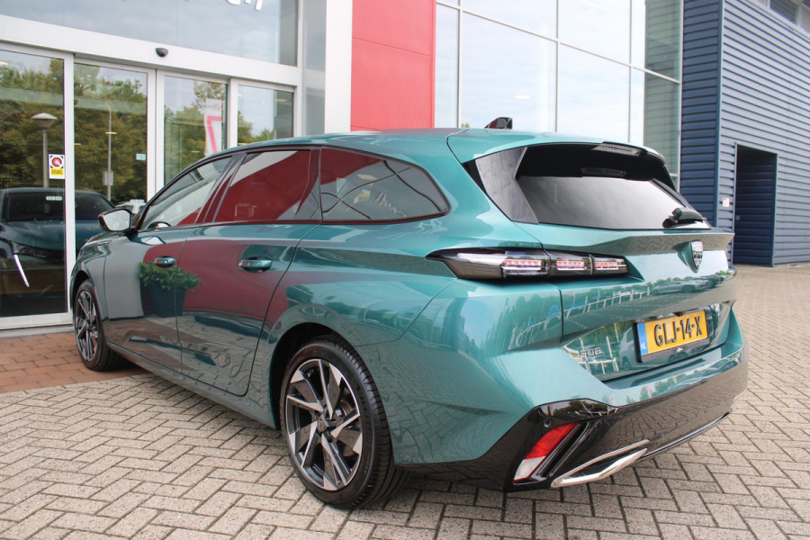 Peugeot 308 SW 1.2 Hybrid 145PK e-DCS6 ALLURE | KEYLESS ENTRY/START | DRAADLOZE APPLE CARPLAY/ANDROID AUTO | NAVIGATIE | CLIMATE CONTROL | LICHTMETALEN VELGEN 17" | LED KOPLAMPEN | 360° CAMERA | ADAPTIVE CRUISE CONTROL | DODEHOEK DETCTIE | DRAADLOZE TELEFOONLADER |