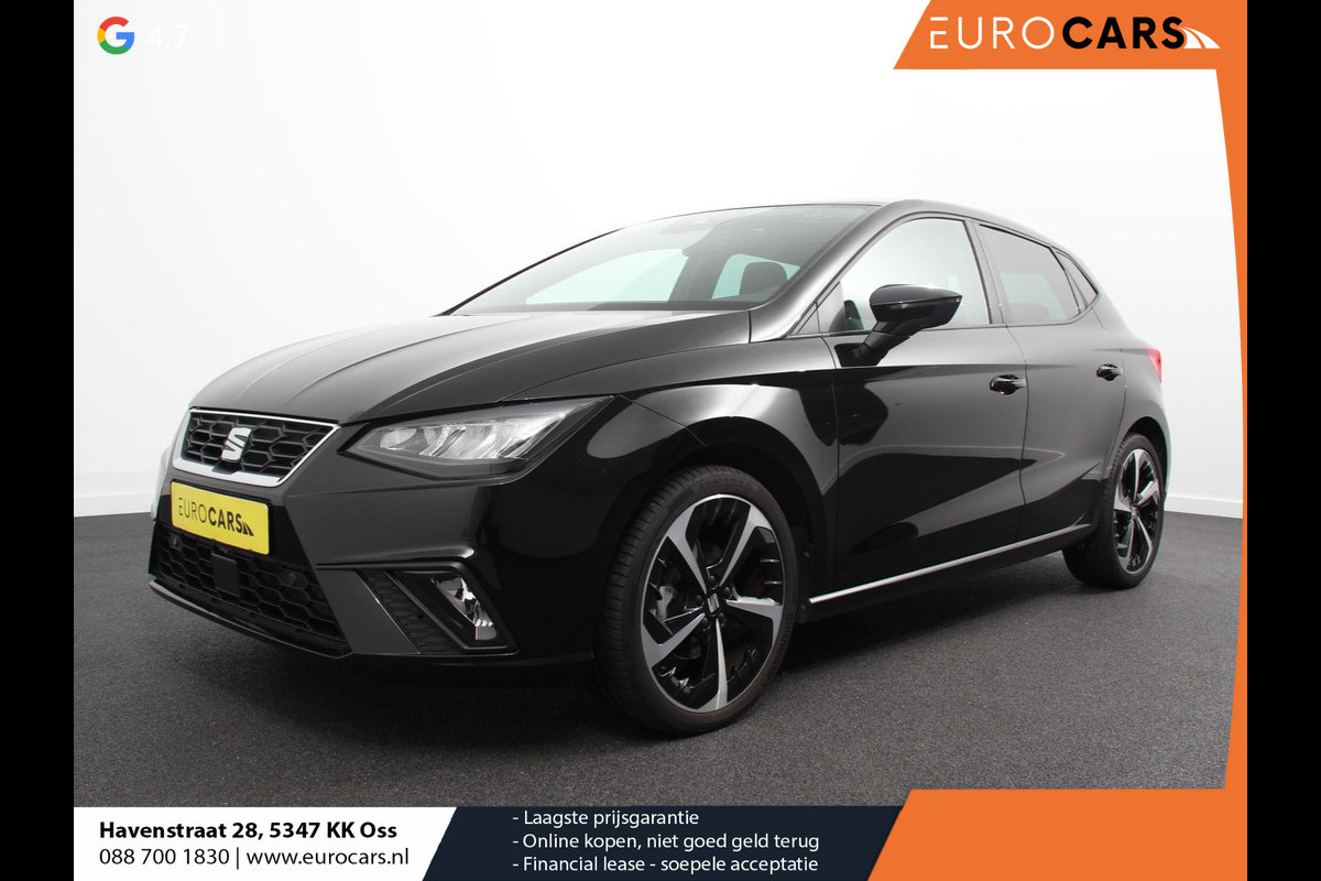 Seat Ibiza 1.0 EcoTSI FR Climate Control Adaptieve cruise control LED Keyless Parkeersensoren Verwarmde voorstoelen Achteruitrij camera Apple Carplay/ Andriod Auto
