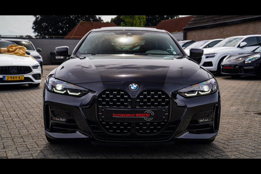 BMW 4 Serie Coupé 430i High Executive | Schuifdak | BMW LED | Camera | Apple Carplay | Black Edition | Shadowline | Alcantara |