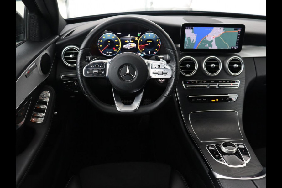 Mercedes-Benz C-Klasse 160 Business Solution AMG | Stoelverwarming | Camera | Leder/Alcantara | Navigatie | Park Assist | Digital Cockpit | Climate contol | Full LED | Cruise control