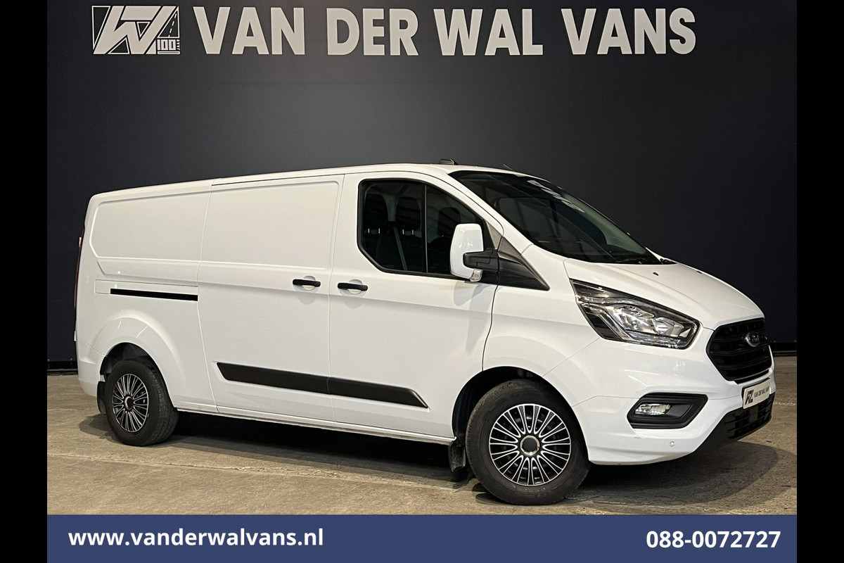 Ford Transit Custom 2.0 TDCI 131pk L2H1 Euro6 Airco | 2800kg Trekhaak | Apple Carplay | LED | Cruisecontrol Android Auto, Verwarmde voorruit, Stoelverwarming, Parkeersensoren, Bijrijdersbank
