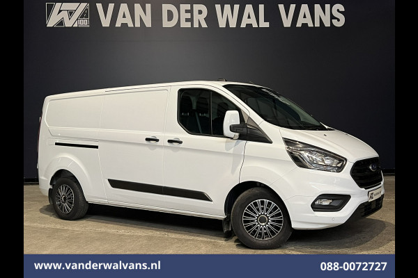 Ford Transit Custom 2.0 TDCI 131pk L2H1 Euro6 Airco | 2800kg Trekhaak | Apple Carplay | LED | Cruisecontrol Android Auto, Verwarmde voorruit, Stoelverwarming, Parkeersensoren, Bijrijdersbank