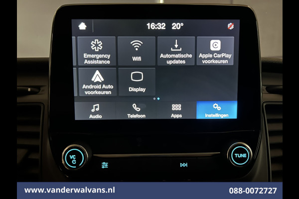 Ford Transit Custom 2.0 TDCI 131pk L2H1 Euro6 Airco | 2800kg Trekhaak | Apple Carplay | LED | Cruisecontrol Android Auto, Verwarmde voorruit, Stoelverwarming, Parkeersensoren, Bijrijdersbank
