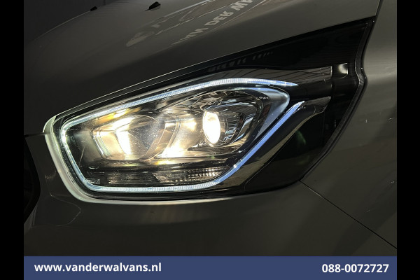 Ford Transit Custom 2.0 TDCI 131pk L2H1 Euro6 Airco | 2800kg Trekhaak | Apple Carplay | LED | Cruisecontrol Android Auto, Verwarmde voorruit, Stoelverwarming, Parkeersensoren, Bijrijdersbank