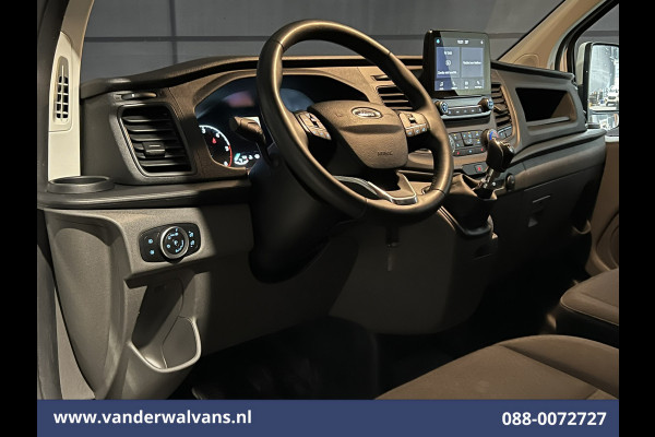Ford Transit Custom 2.0 TDCI 131pk L2H1 Euro6 Airco | 2800kg Trekhaak | Apple Carplay | LED | Cruisecontrol Android Auto, Verwarmde voorruit, Stoelverwarming, Parkeersensoren, Bijrijdersbank