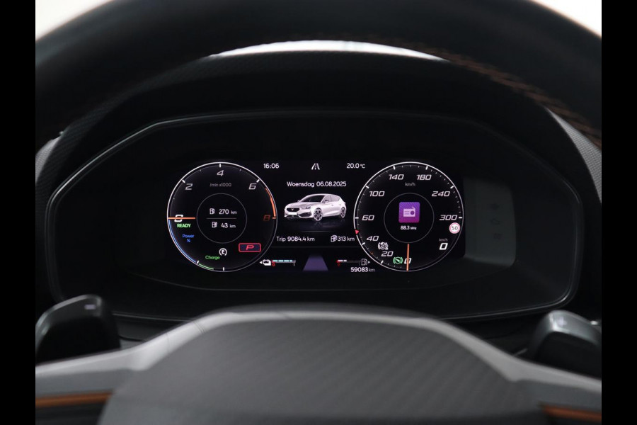 CUPRA Leon 1.4 e-Hybrid | Stoel & stuurverwarming | Adaptive cruise | Navigatie | Sfeerverlichting | Keyless | Parkeerhulp | Sportstoelen | Full LED | PHEV | Plug In