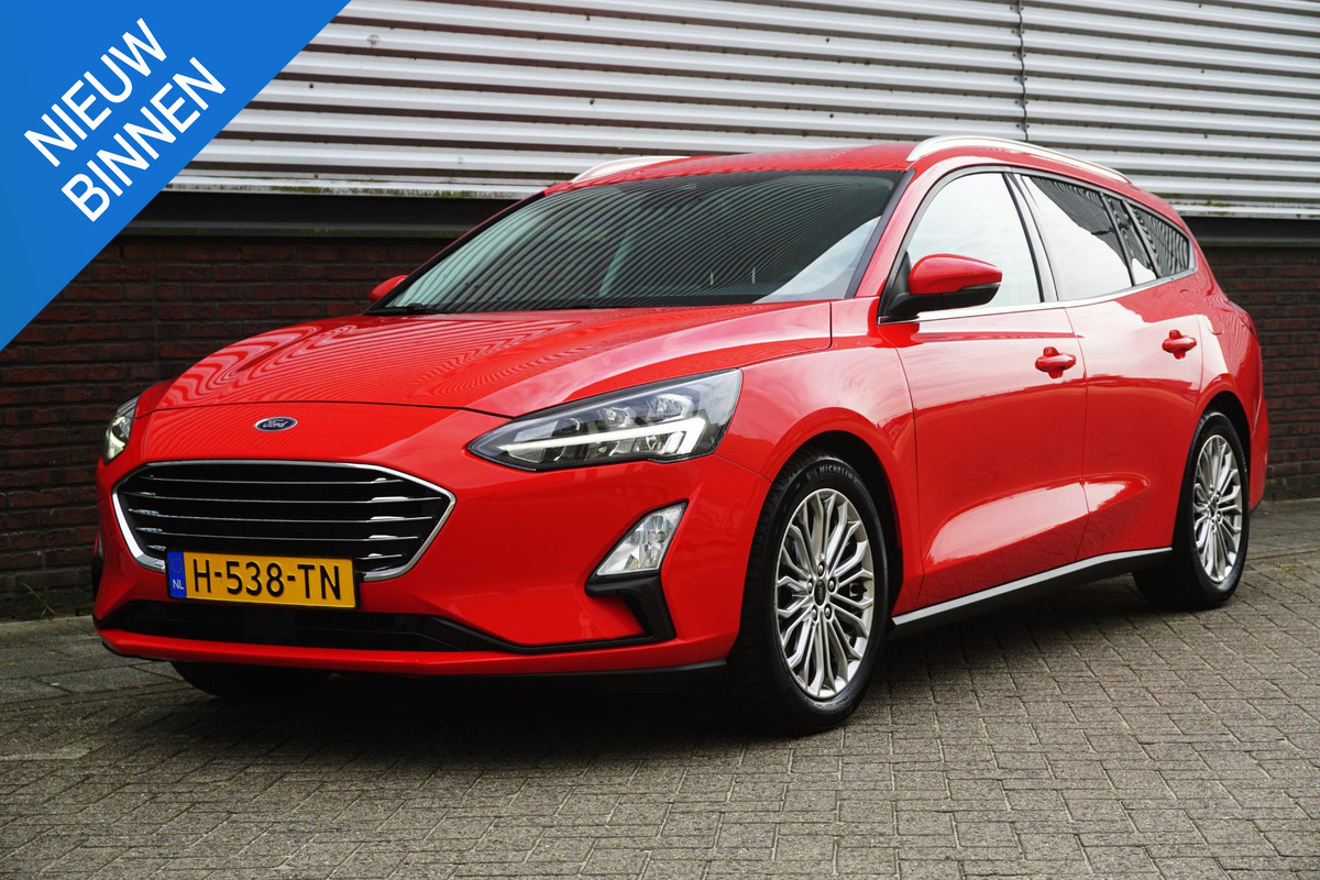 Ford FOCUS Wagon 1.0 EcoB.125PK Titanium Bus. DesignPack/17Inch. LED Koplampen.