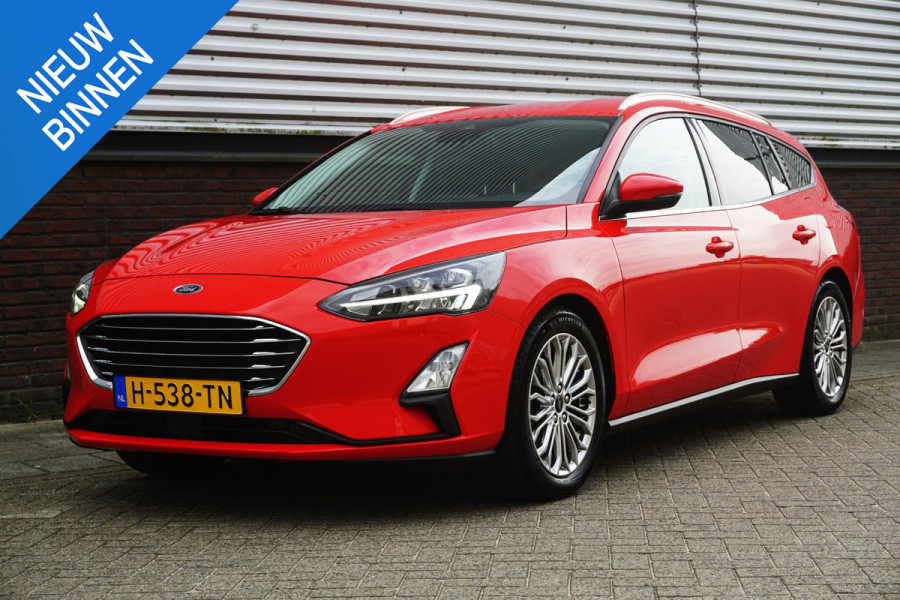 Ford FOCUS Wagon 1.0 EcoB.125PK Titanium Bus. DesignPack/17Inch. LED Koplampen.
