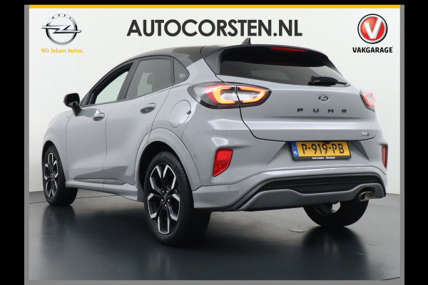 Ford Puma T 155PK Hybrid ST-Line X First Edition B&O®-Sound Apple Carplay/Android Auto Navi Ecc Adap.Cruise Camera Pdc Led Keyless Stuur+Voorruit+Stoelverwarming Lmv 18" Virtual Cockpit Parkeer-assistent Privacy glass Wifi Zeer compleet en zuinig!