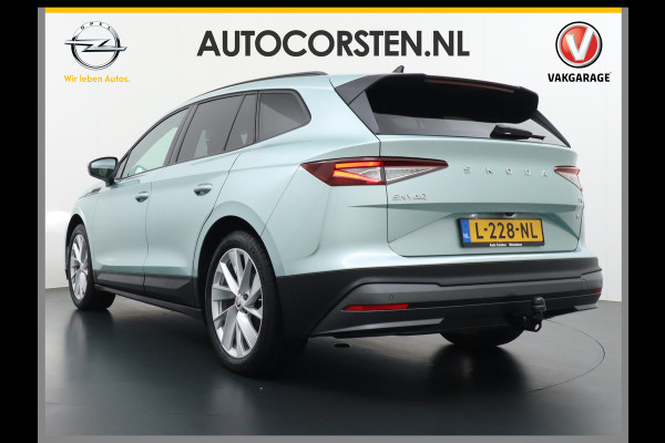 Škoda ENYAQ iV 60 180PK Memory Warmetpomp Stoel+Stuurverwarming Apple Carplay/Androd Auto Navi Ecc Adap.Cruise Control 360°Camera Pdc Lmv 20" L File assistent Dab Elek.Achterklep Keyless advanced Bluetooth Rijstrooksensor Connected services 1.000KG trekgewicht 1e Eigenaar Origineel Nederlandse Auto Nieuwprijs €47.965!