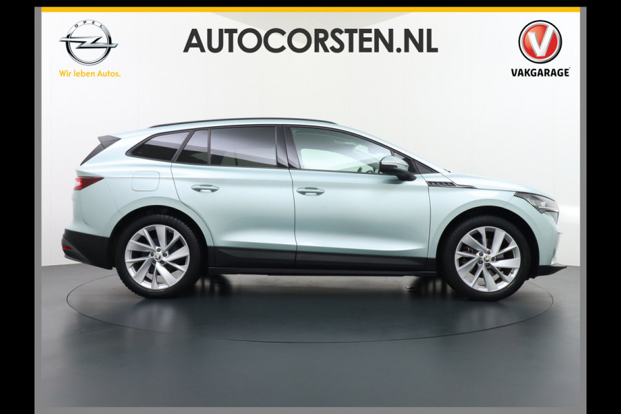 Škoda ENYAQ iV 60 180PK Memory Warmetpomp Stoel+Stuurverwarming Apple Carplay/Androd Auto Navi Ecc Adap.Cruise Control 360°Camera Pdc Lmv 20" L File assistent Dab Elek.Achterklep Keyless advanced Bluetooth Rijstrooksensor Connected services 1.000KG trekgewicht 1e Eigenaar Origineel Nederlandse Auto Nieuwprijs €47.965!