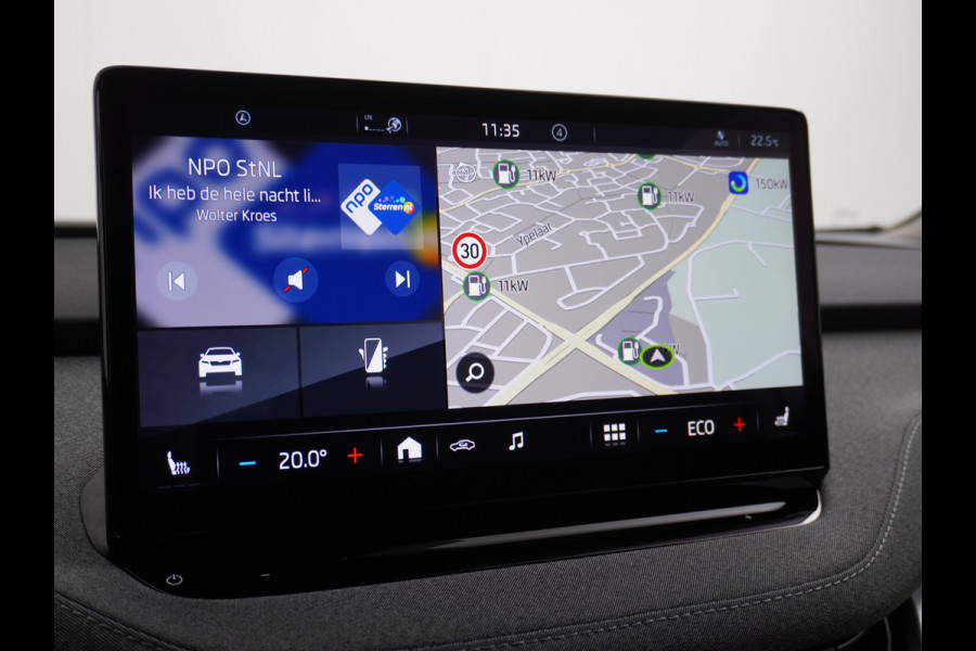Škoda ENYAQ iV 60 180PK Memory Warmetpomp Stoel+Stuurverwarming Apple Carplay/Androd Auto Navi Ecc Adap.Cruise Control 360°Camera Pdc Lmv 20" L File assistent Dab Elek.Achterklep Keyless advanced Bluetooth Rijstrooksensor Connected services 1.000KG trekgewicht 1e Eigenaar Origineel Nederlandse Auto Nieuwprijs €47.965!