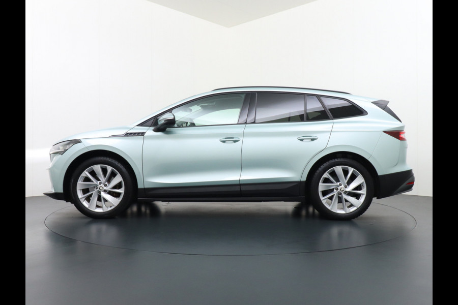 Škoda ENYAQ iV 60 180PK Memory Warmetpomp Stoel+Stuurverwarming Apple Carplay/Androd Auto Navi Ecc Adap.Cruise Control 360°Camera Pdc Lmv 20" L File assistent Dab Elek.Achterklep Keyless advanced Bluetooth Rijstrooksensor Connected services 1.000KG trekgewicht 1e Eigenaar Origineel Nederlandse Auto Nieuwprijs €47.965!