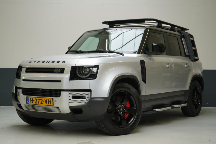 Land Rover Defender 110 3.0 P400 110 First Edition | Panoramadak | Trekhaak | Leder | 360 Camera | Luchtvering