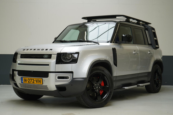 Land Rover Defender 110 3.0 P400 110 First Edition | Panoramadak | Trekhaak | Leder | 360 Camera | Luchtvering